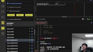 makeBeat in EarSketch - Python Programming