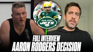 Aaron Rodgers Tells Pat McAfee He Wants To Be Traded To Jets LIVE (Full Interview)