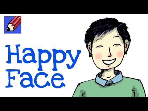 How to draw a Happy Face - for kids and beginners How to draw a Happy Face - for kids and beginners