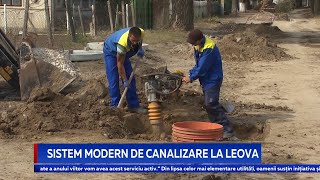 SISTEM MODERN DE CANALIZARE LA LEOVA