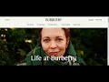 burberry website overview 2025