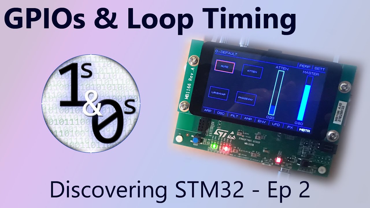 GPIOs & Loop Timing - Discovering STM32 Episode 2 - YouTube