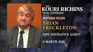Life insurance agent Brian Freckleton testifies in Kouri Richins' murder trial