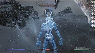 SKYRIM - Most Powerful and Weird Monster / Bu canavar da neyin nesiydi?