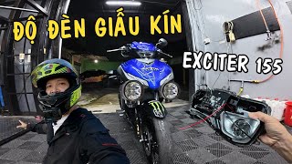 Exciter 155 VVA Độ Đèn Trợ Sáng Công Nghệ Giấu Kín, Không Bị Phát Hiện!