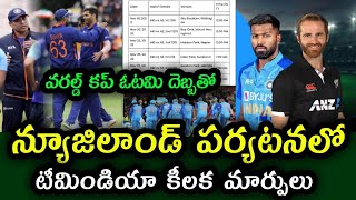 Key changes in Team India for New Zealand tour after World Cup defeat | Ind vs Nz Series 2022