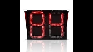 Square Metal Countdown Timer Traffic Light