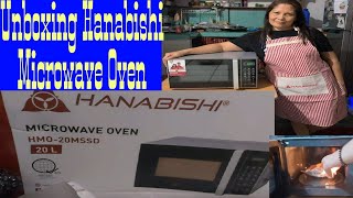 Unboxing Hanabishi Microwave oven #HanabishiMicrowaveoven || kura TV 71