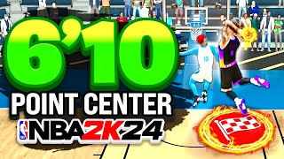 MY NEW 6'10 POINT CENTER HAS OFFICIALLY BROKE NBA 2K24!