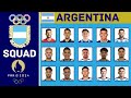 Skuad Resmi ARGENTINA Untuk Olimpiade Paris 2024 | Pertandingan Olimpiade Paris 2024 | Argentina | Dunia Kaki