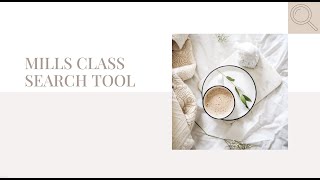How To: Class Search Tool