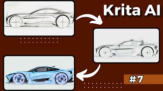 Control-Net in Krita AI Diffusion