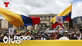 Colombianos marchan para protestar por las reformas del presidente Gustavo Petro | Al Rojo Vivo