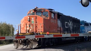 VIA 633 and CN 589 in Carlsbad springs, Oct 1 2023.