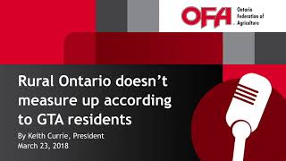 Rural Ontario doesn’t measure up according to GTA residents