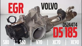 Clean or delete EGR D5 185 in Volvo P2 (S80/S60/V70/XC70/XC90)