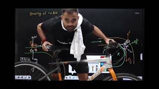 Mr Sir Explain Bending of Cyclist❣️ Mr Sir Live Class Mai Cycle Lea Aya 🤯 Cycle Race In Live Class😅🔥