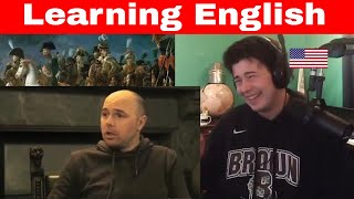 American Reacts Learn English with Ricky Gervais