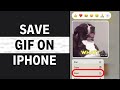 How to Save GIF on iPhone | 2025