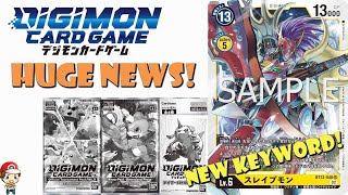 HUGE Digimon TCG News! New Keyword Skill! New Promo Packs! This is a Big Deal! (Digimon TCG News)