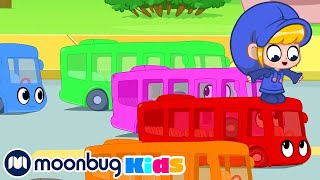 10 Little Buses | My Magic Pet Morphle | Nursery Rhymes & Kids Songs | Cartoons for Kids