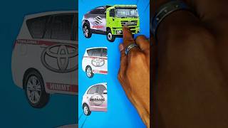 Mencocokkan Suzuki eVX, Ambulance Toyota Innova dan Nissan March #shorts #takbiran #puzzle