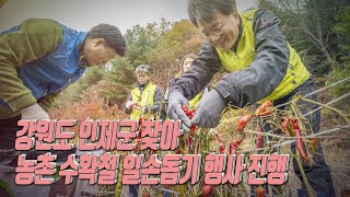 [2022.10.25] NH농협금융, 강원도 인제군 찾아 농촌 수확철 일손돕기 진행