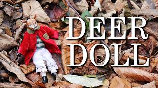 We Crafted A Cotton Spun Deer Doll + Gave Her Victorian Arms + Legs!