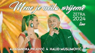 Halid Muslimović i Aleksandra Prijović - Mene je učilo vrijeme - LIVE - ( Zetra 2024 ) HD