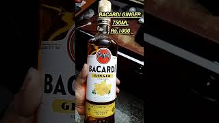 bacardi ginger 750ml original ginger rum...#trending #viralshorts #viral#alcohol #shorts #rum