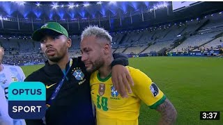 Neymar Crying moment।নেইমারের কান্না দেখুন,।Copa America Final 2021।NEYMAR CRYING😪