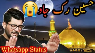 Mir Hassan Mir New Noha Hussain Ruk Jao || Whatsapp Status || Hussain Ruk Jao Noha || Nohay 2021