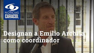 Designan a Emilio Archila como coordinador de la negociación con el comité del paro
