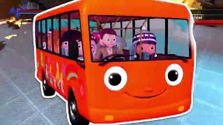 Wheels on the bus go round and round | Spiderman Surprise |