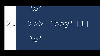 python String: accessing an individual character with index