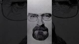 Walter white-breaking bad (heisenberg) realistic drawing 🎨🖌️#walterwhite#breakingbad#shorts #sketch