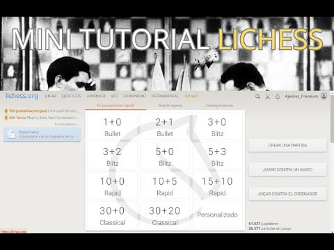 Mini Tutorial Lichess Youtube