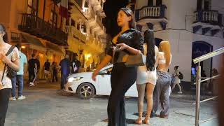 🇨🇴CTG Nightlife Cartagena calm views 😍🔥 WALL CITY 2024