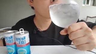 얼음동동 시원한 나랑드사이다 음료수 먹방 narangd cider drink mukbang no talking