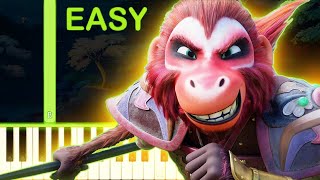 THE MONKEY KING THEME - EASY Piano Tutorial