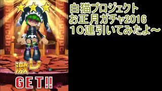 白猫プロジェクト お正月キャラガチャ10連！