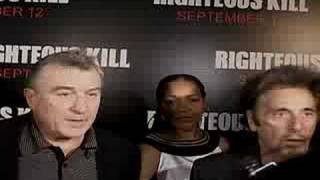 Al Pacino and Robert Deniro at the 'Righteous Kill' premiere