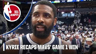 Kyrie Irving says Mavs did ‘the little things’ in Game 1 win vs. Timberwolves | NBA on ESPN