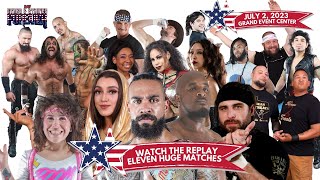 RCW: Stars and Stripes Forever! Recap!