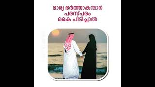 #husband ഭാര്യ ഭർത്താകന്മാർ പരസ്പരം കൈ പിടിച്ചാൽ 😍