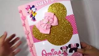 Minnie Mouse Guest Book (Standard)