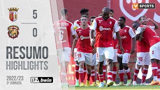 Highlights | Resumo: SC Braga 5-0 Marítimo (Liga 22/23 #3)