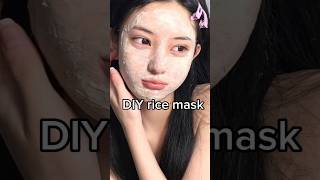DIY Rice Face Mask #glowup #skincare #aesthetic #girl #aestheticgirl #shorts #youtubeshorts #diy