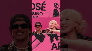 When Bruno Mars kisses Rosé😂 #APT #rosé #brunomars #song #music