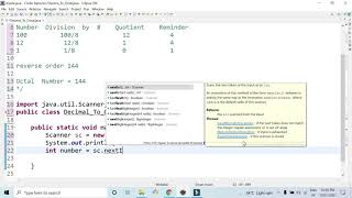 Program to Convert Decimal Numbers to Octal Numbers | Decimal to Octal Numbers Conversion